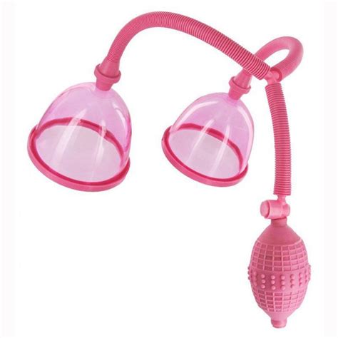 Female Breast Enhancement Enlargement Pump Enlarger With Dual Vacuum Suction Cup Breast