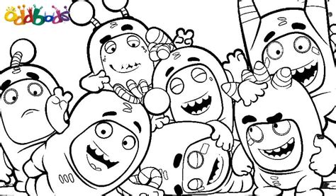 Oddbods Coloring Page Coloring Page For Kids Coloring Home
