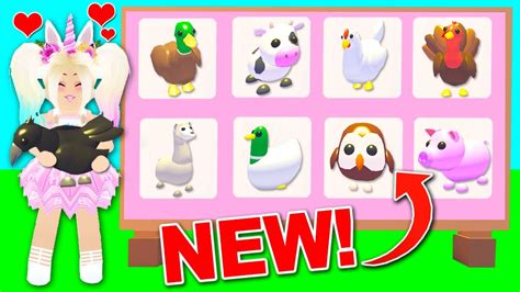 View the values, demand, rarity, and background information on all adopt me pets! I Got ALL The NEW FARM ANIMALS In Adopt Me! (Roblox) - YouTube