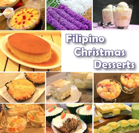 Looking for easy christmas dessert recipes? Filipino Christmas Desserts