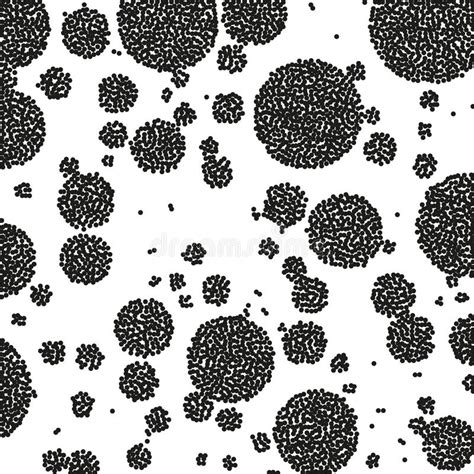 Stippled Weird Pattern Geometric Dotted Grunge Texture Stock Vector
