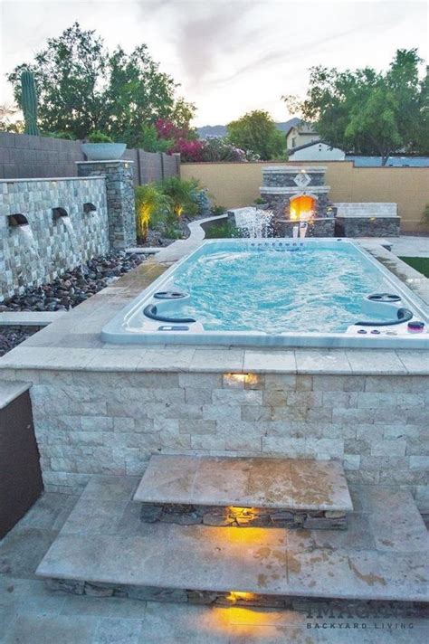 Inspiring Hot Tub Backyard To Beautify Your Back View Decortrendy Com
