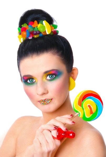 hundreds and thousands candy makeup candy photoshoot candy hair