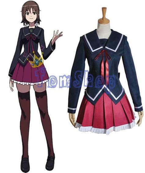 Cute Anime Girl In A School Uniform