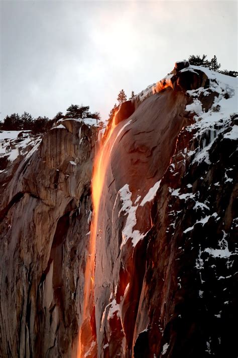 El Resplandor De Horsetail Fall De Yosemite No Se Podrá Ver Sin
