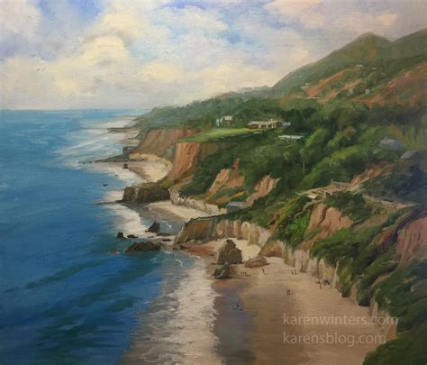 Malibu Paintings Oil And Watercolor Paintings Of Malibu Beach Pt