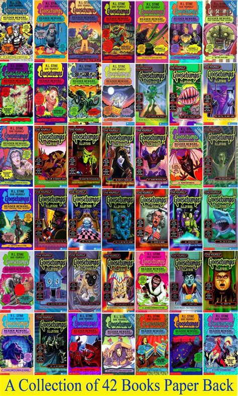 Give Yourself Goosebumps Books Set Brand New 42 Horror Books Collection