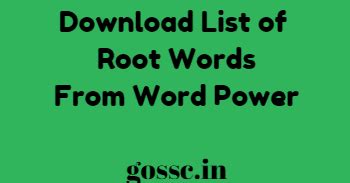 Download mediatek easy root 1.0.3 apk 3. Download List Of Root Words From Wordpower Made Easy (Hand ...