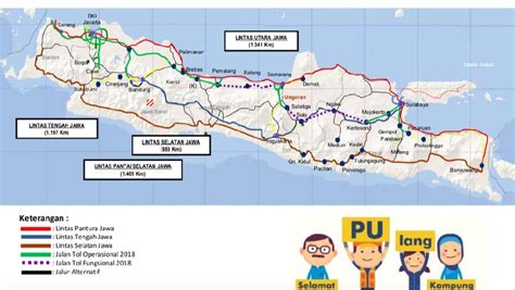 Ini Peta Tol Jalur Mudik Di Jawa Dan Sumatera