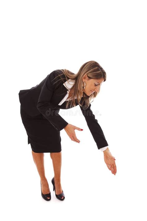 Businesswoman Bending Over Stock Images Image 13423824