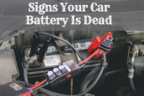 Here's 6 signs of a dying car battery that tend to be the most common when a car battery is at the end of its' life. Five Signs Your Car Battery Is Dead (or About to Die ...