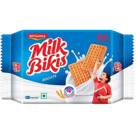 Britannia Milk Bikis Biscuits 100 Gm Shopee Thailand