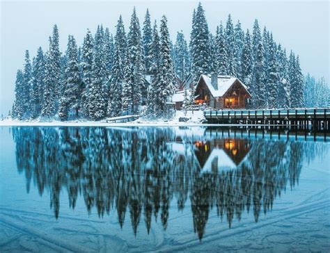 Emerald Lake Is Absolute Magic During The Winter Months