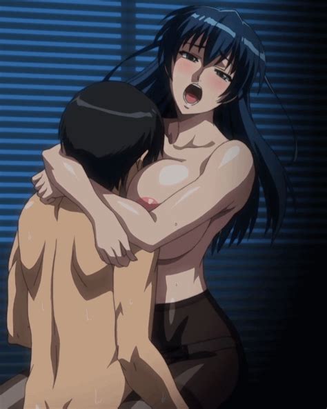 00s Animated Animated  Blue Hair Bouncing Breasts Breasts Edited Huge Breasts Igawa Asagi