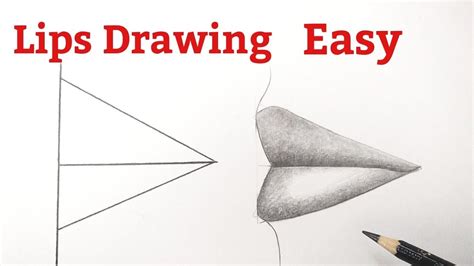 How To Draw Lips Easyside Viewlips Drawing Easy Step By Step Tutorial