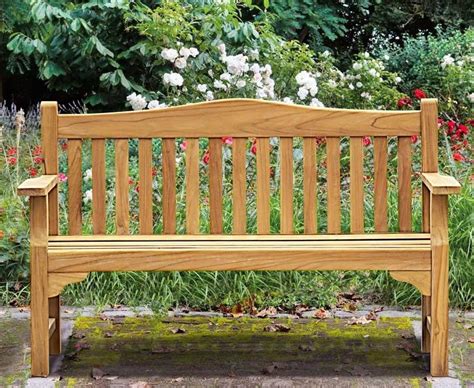 Runnymede 3 Seater Teak Garden Bench 15m
