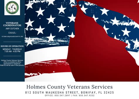 Veterans Services Holmes County Board Of County Commissioners