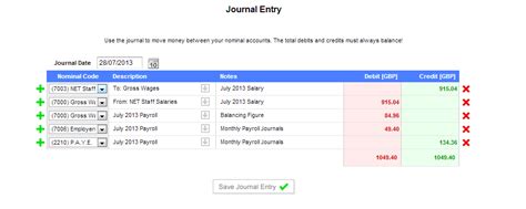 How Do I Enter Payroll Paye Journals And Entries How To Quickfile