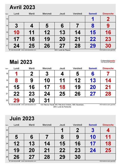 Calendrier Mai 2023 Excel Word Et Pdf Calendarpedia