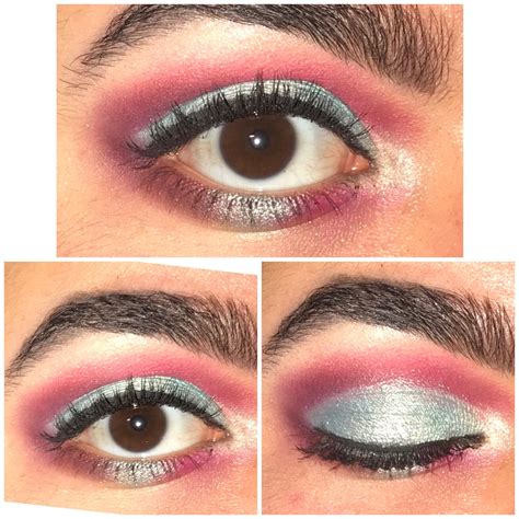 Colorful Cut Crease Look Never Really Done A Full On Cut Crease
