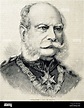 GUILLERMO I. REY DE PRUSIA. 1861 - 1888. GRABADO RETRATO DE LA ...
