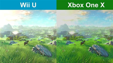 The Legend Of Zelda Wii U Vs Xbox One Graphics Comparison Full Hd