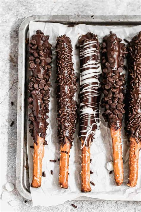 Chocolate Covered Pretzel Rods Tastes Better From Scratch