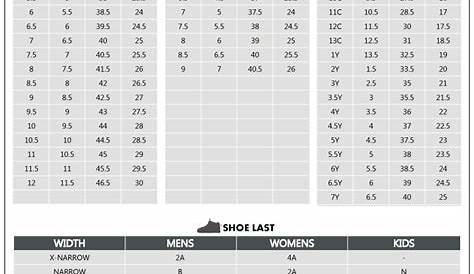 new balance shoe sizing chart men