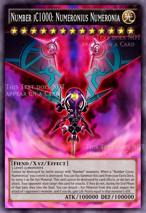 Need Help To Summon Number Ic1000 Numeronius Numeronia Yugioh