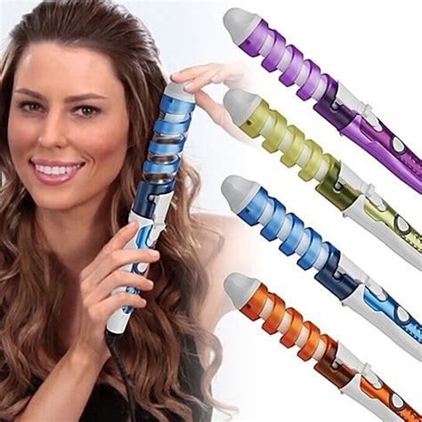 Buy Spiral Curl Ceramic Curling Iron Dual Hair Curler By 1smartdeal On