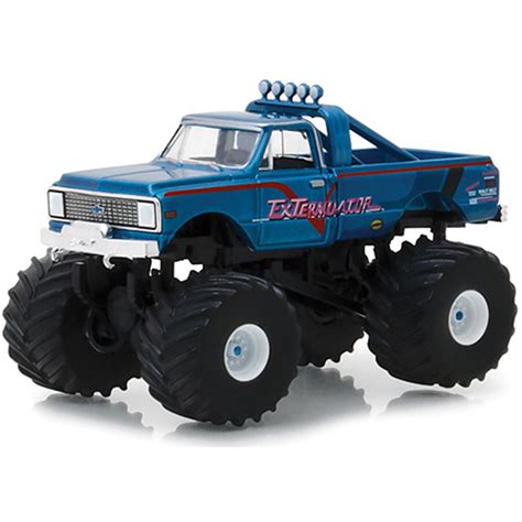Exterminator 1972 Chevy K10 Monster Truck 164 Scale Diecast Model By
