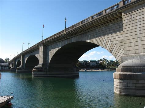 The london bridge has been built and rebuilt numerous times throughout history with the first robert mcculloch, the founder of lake havasu city, arizona bought it for $2.4 million in 1968 and. London Bridge (Lake Havasu City) - Wikipedia