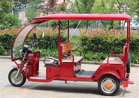 6 Adult Passenger With Passenger Seat Philippine Bajaj Style Tuk Tuk Three Wheel 1000w Electric