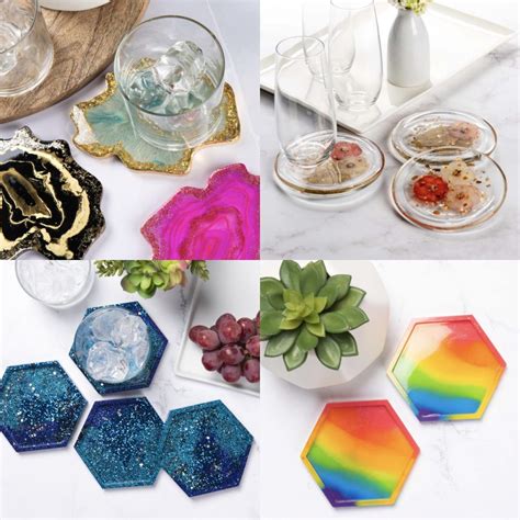 Learn How To Make Diy Resin Coasters In Four Easy Steps Choose The Additives Of Your Choice To