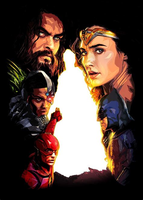 Justice League Textless Poster Textless