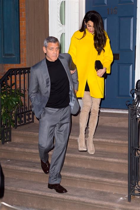 George And Amal Clooney Out In Nyc April 2018 Popsugar Middle East
