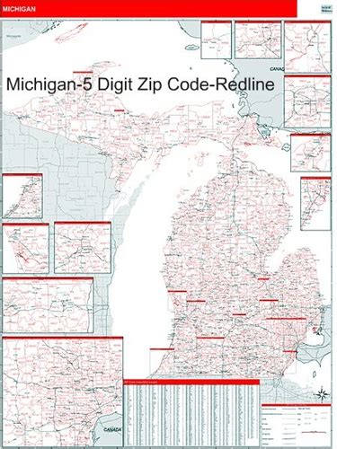 Southeast Michigan Zip Code Map United States Map