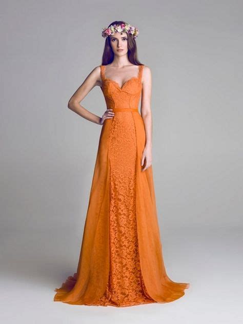 100 Beautiful Orange Dress To Your Collection Ideas A Line Prom