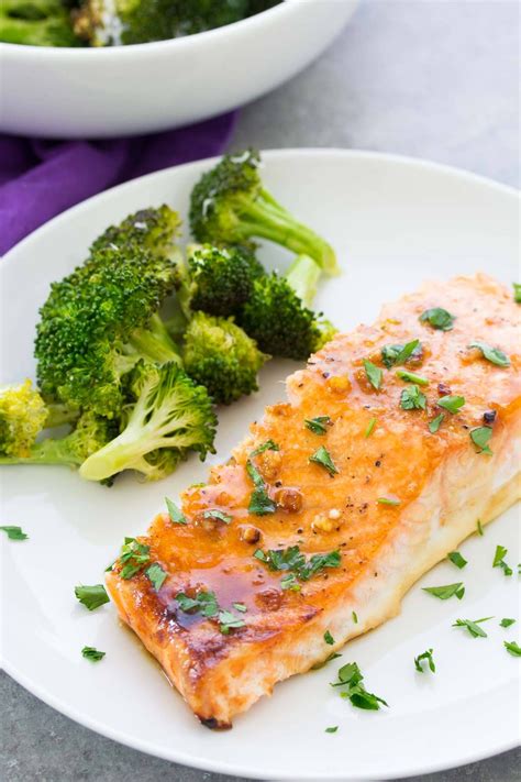 Preheat the oven to 450 degrees f. This easy oven baked salmon recipe is our favorite! With a ...
