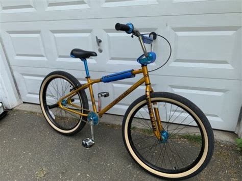 Se Bikes Om Flyer Gold 26 2021 New Mid Old School Bmx Wheelie Bike Cro
