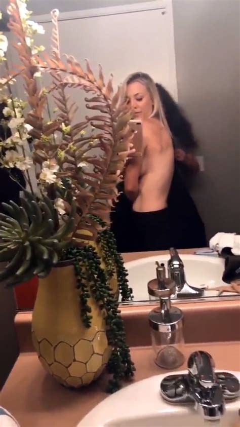 Kaley Cuoco Topless Selfie March 2020 6 Photos And 