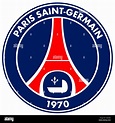 El logotipo del equipo de fútbol francés Paris Saint-Germain Football ...