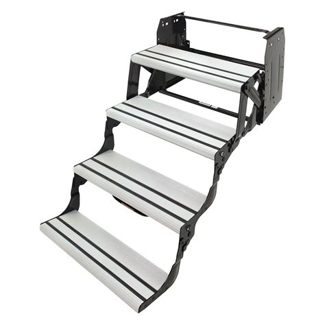 Lippert® 432698 Alumi Tread™ Step Storage Manual Aluminum 4 Entry