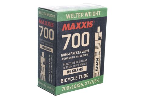 MAXXIS Inner Tube Welter Weight 700 x 18/25 Presta Valve ...