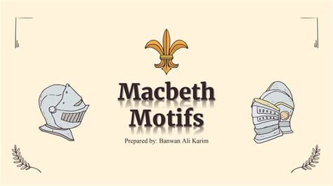 Macbeth Motifs Ppt