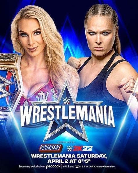 Charlotte Flair Vs Ronda Rousey Confirmed For Wrestlemania Night 1
