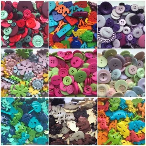 Designer Mixed Buttons Pastels And More Nova Trimmings
