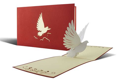 Gestalten sie ihre karte zur konfirmation ganz nach ihren vorstellungen. 3D Klappkarte weiße Taube zur Taufe, Kommunion, Konfirmation, Taufkarte, Glückwunsch zur Taufe ...