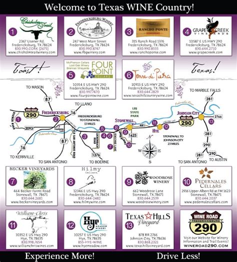 290 Wine Trail Map