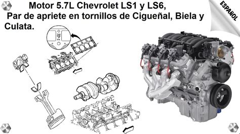 Motor L Chevrolet Ls Y Ls Par De Apriete En Tornillos De Cigue Al